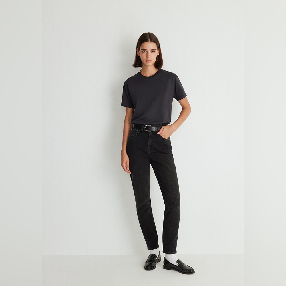 MAVI Star Real Blue Anthracite Smoke Jeans - womens black jeans %cotton